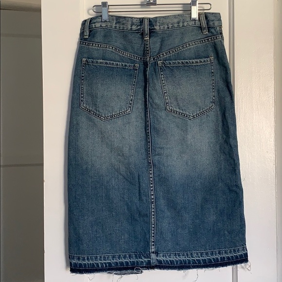 Free People Cloudless Denim Jean Skirt - Picture 4 of 8